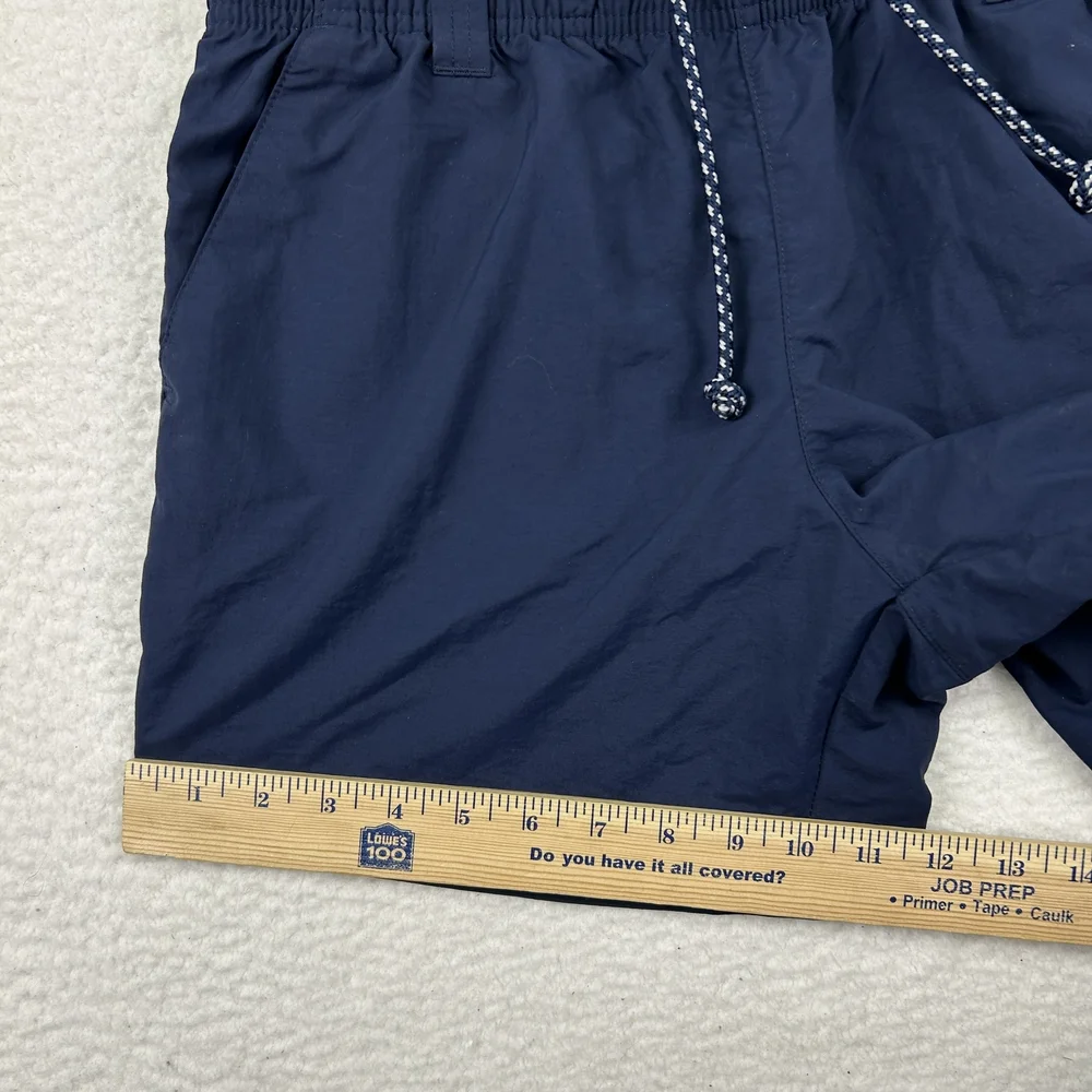 Columbia Shorts Mens Small PFG Omni-Shade Swim Navy Drawstring Mesh Lined